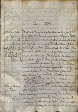 llibre, llibre de baptismes, 19-3-1891 - 20-1-1895