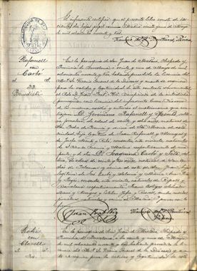 llibre, llibre de matrimonis, 21-5-1893 - 6-6-1903