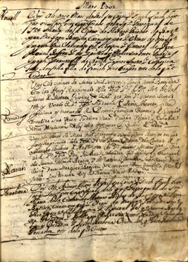 llibre, llibre de baptismes, 11-3-1705 - 30-10-1713